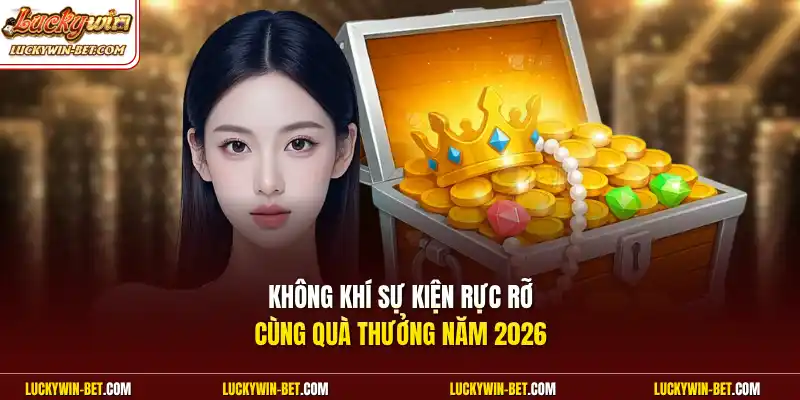 Không khí sự kiện rực rỡ cùng quà thưởng năm 2026